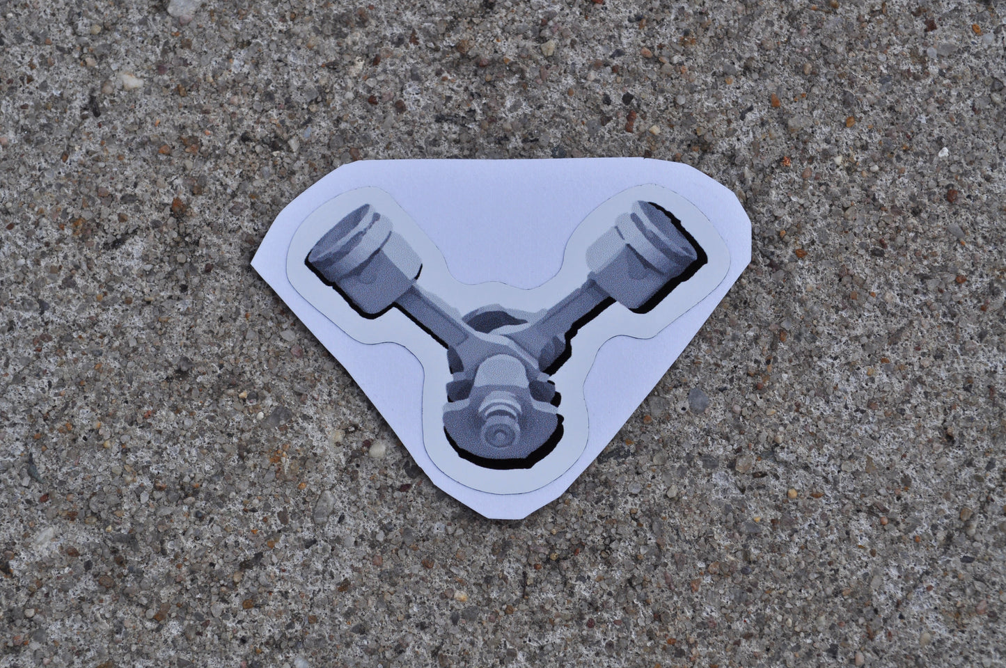 Piston Logo Sticker