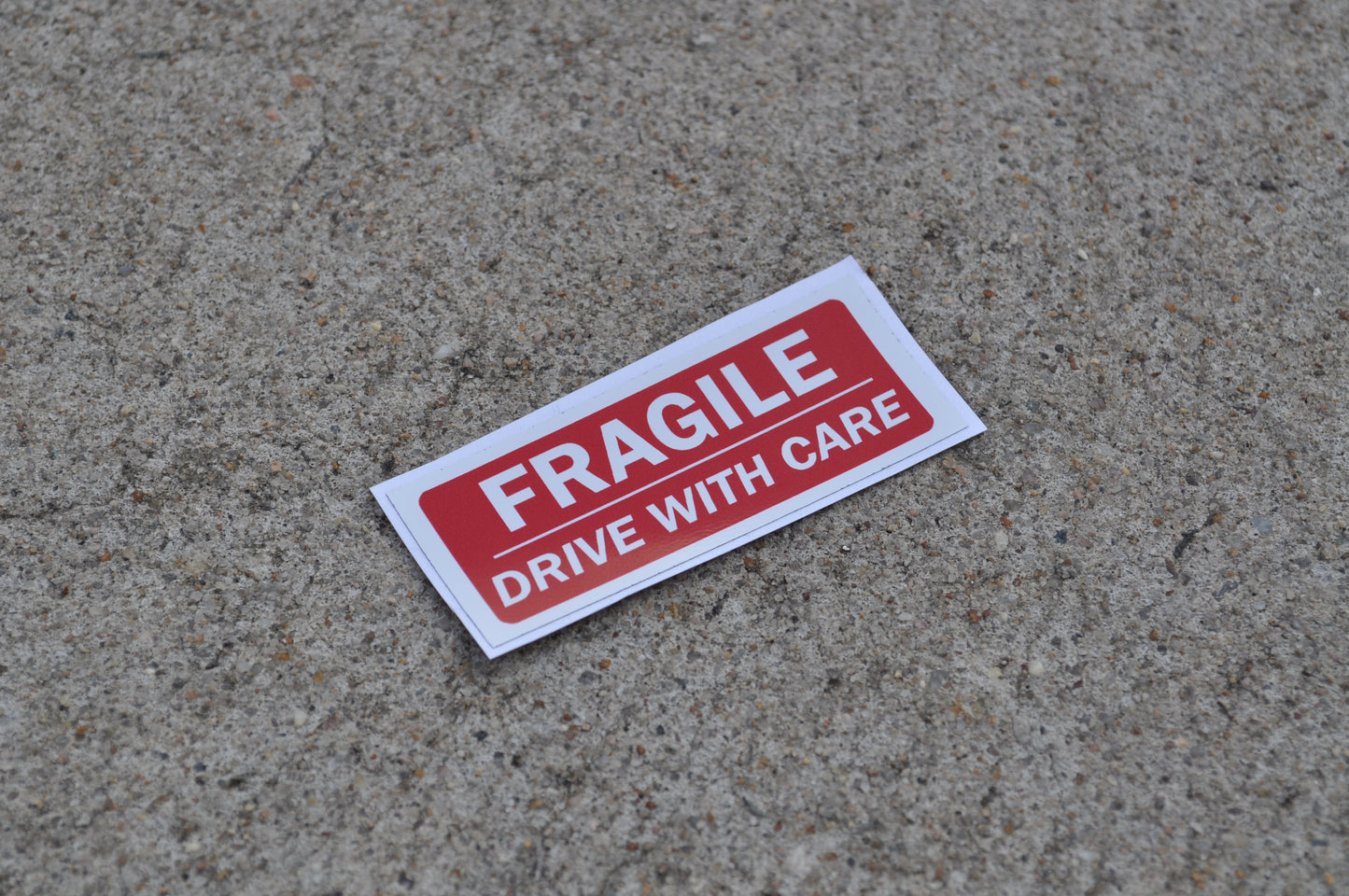 Drive with Care Sticker