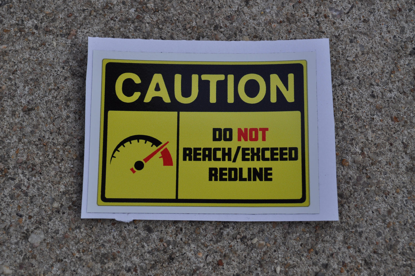 Redline Sticker