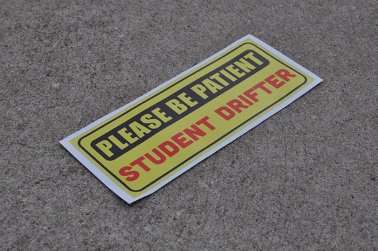 Student Drifter Bumper Sticker