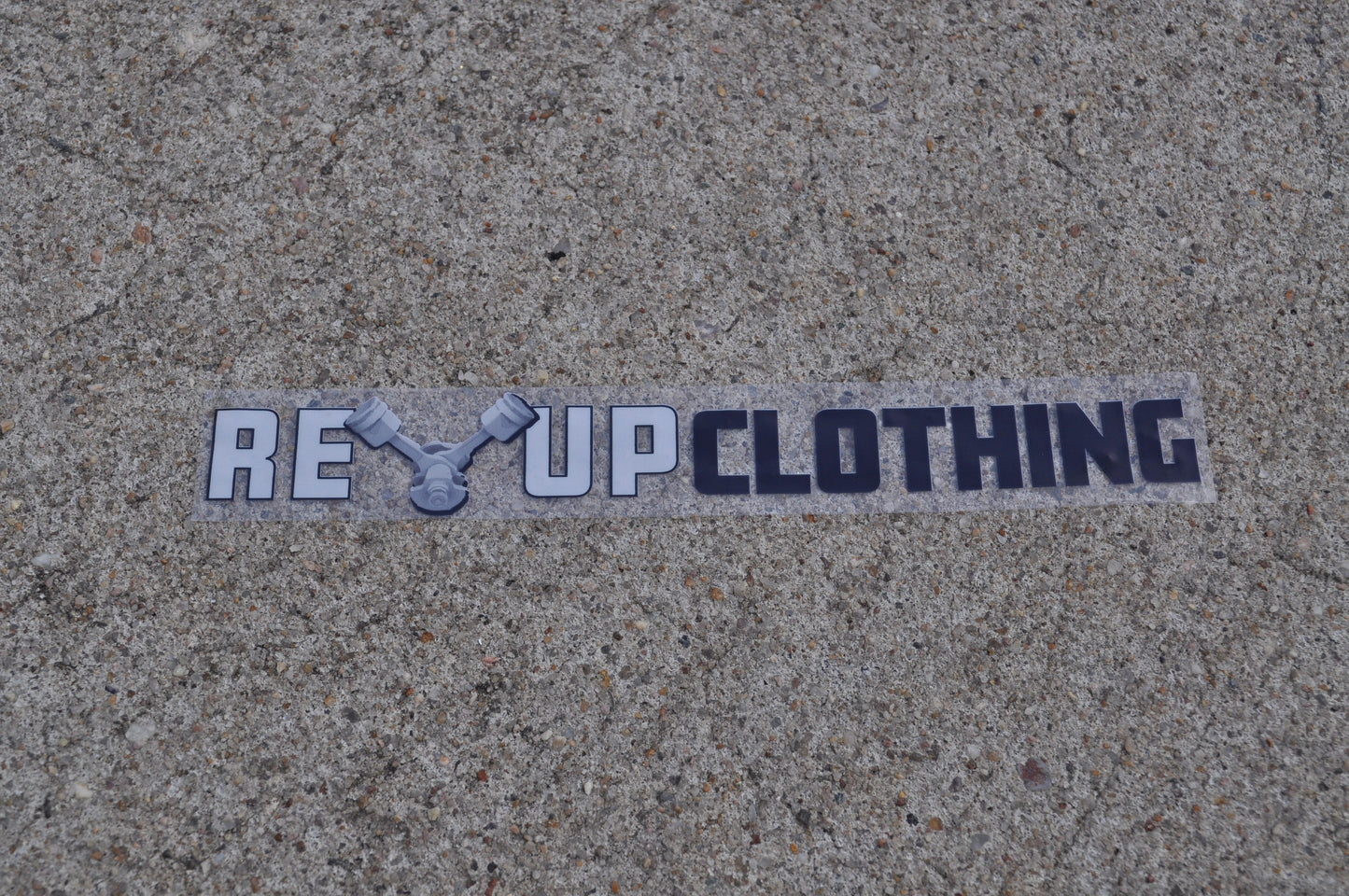 RevupClothing Clear Sticker