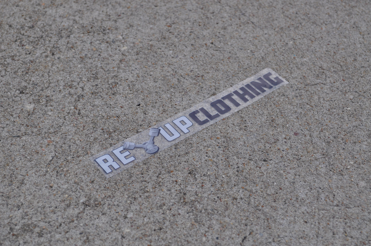 RevupClothing Clear Sticker