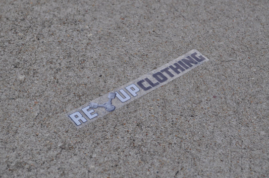 RevupClothing Clear Sticker